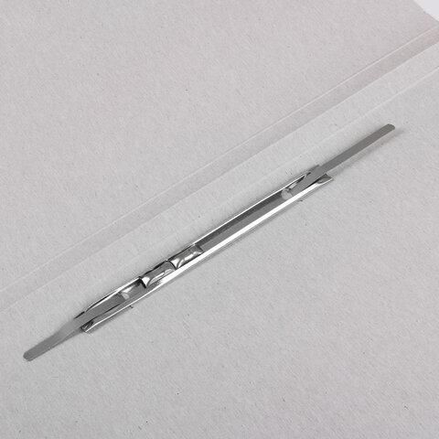 Скоросшиватель картонный мелованный BRAUBERG, гарантированная плотность 320 г/м2, белый, до 200 листов, 121512