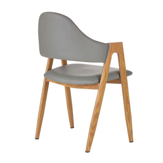 Стул Halmar, серый/ дуб медовый