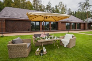 "Аффогато" обеденная группа из искусственного ротанга