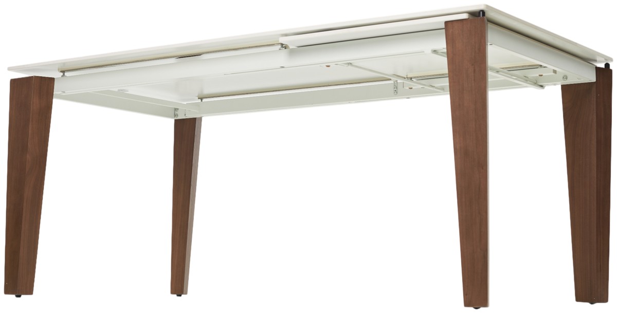 Стол ESMIR 160 MATTE ARABESCATO SOLID CERAMIC/ орех, ®DISAUR