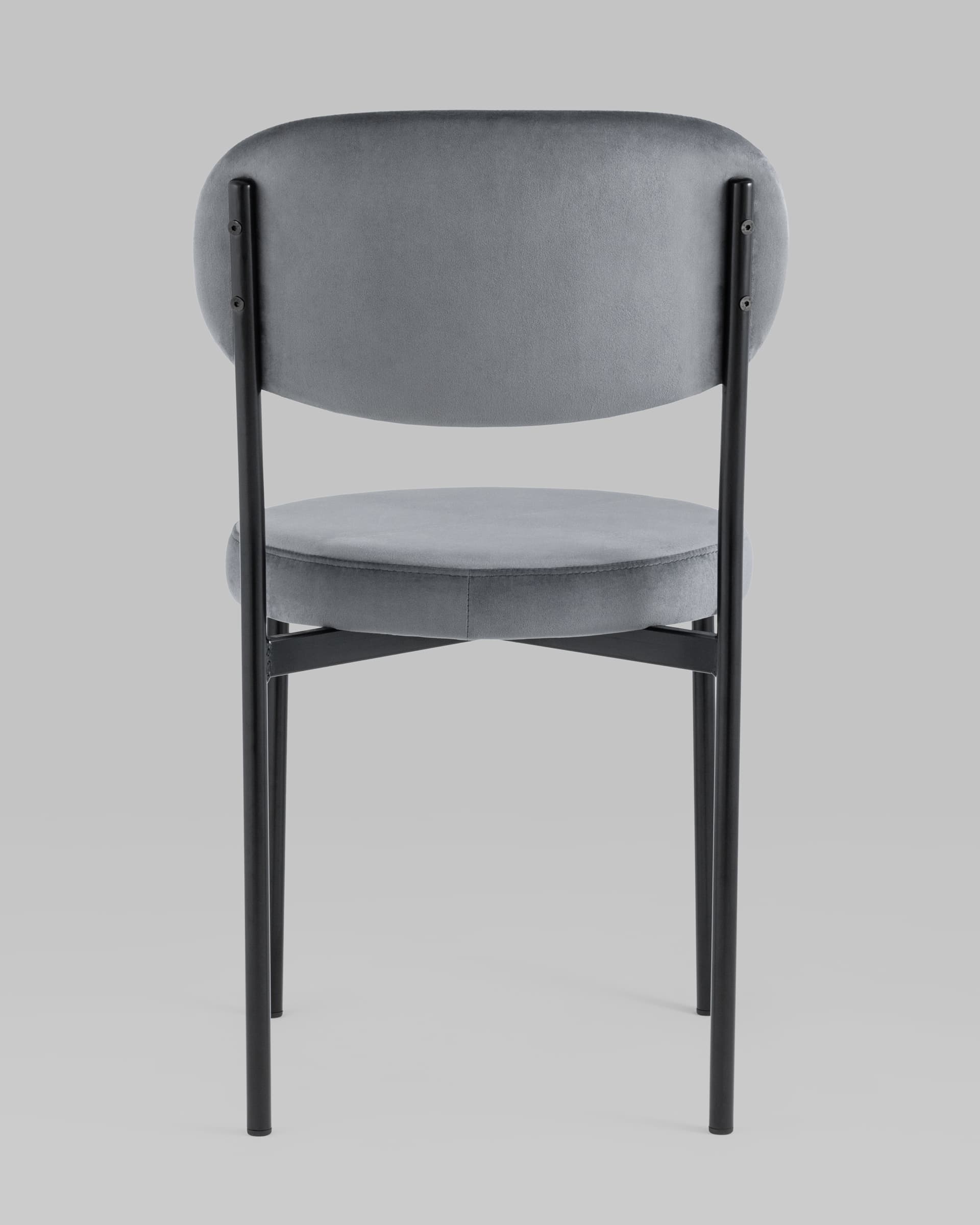 Стул Бриф NEW велюр серый 4 шт