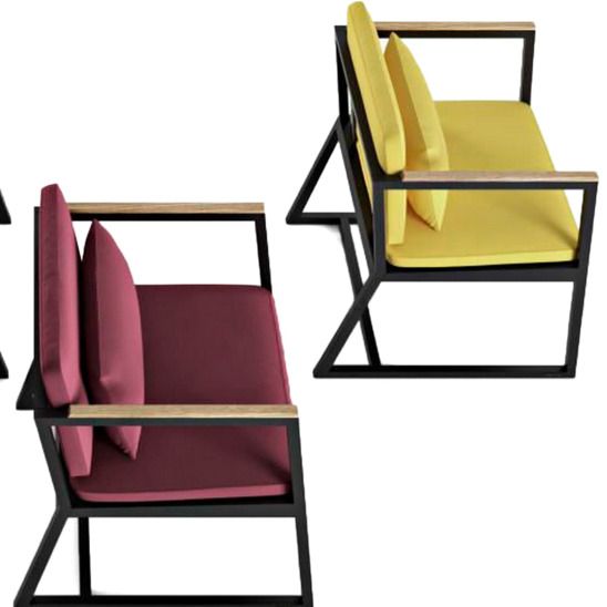 Кресло из металла Реальмон-18