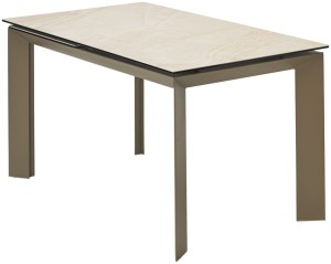 Стол КРЕМОНА (CREMONA) 140 цвет KL-105, итальянская керамика / ТАУПЕ, ®DISAUR