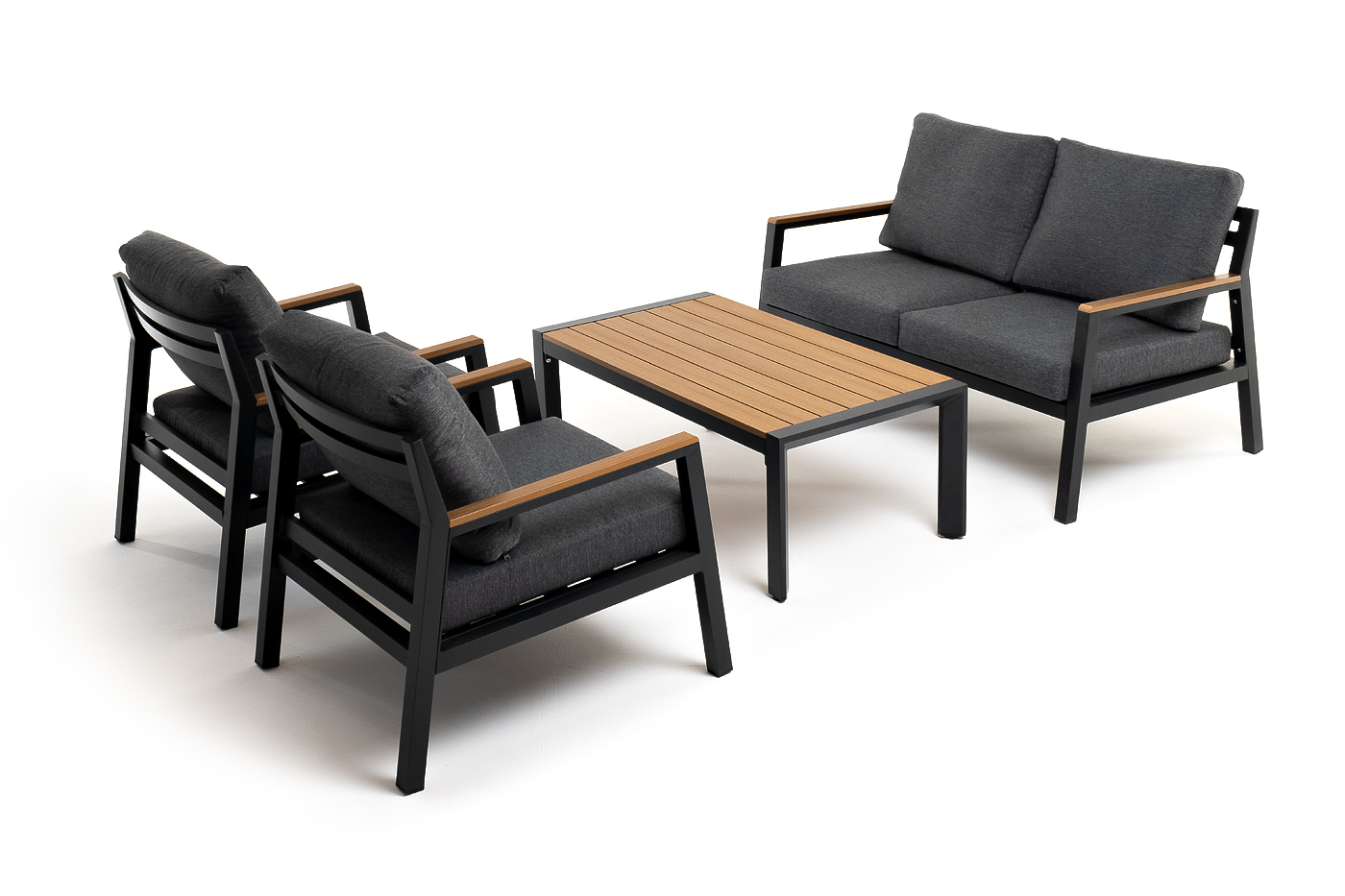 "Камелия" лаунж-зона 4-местная из алюминия