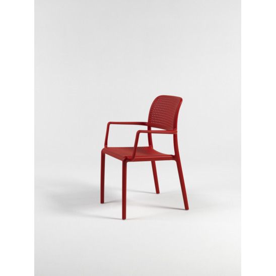 Кресло пластиковое Bora, красный