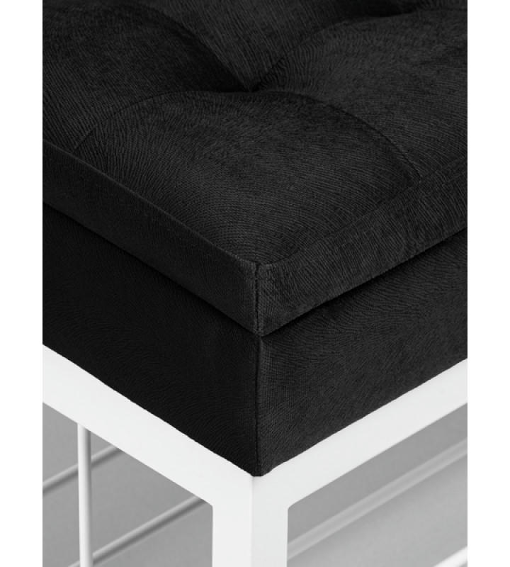 Банкетка Н-76 (белый/черный)