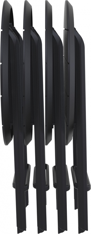 Стол пластиковый складной Helen Folding Table Ø60 черный