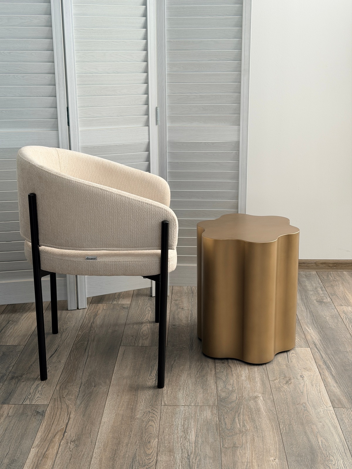 Стол журнальный РУИЗ (RUIZ) цвет Золотой винтаж, ®DISAUR