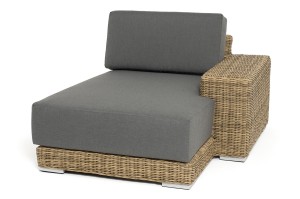 "Капри" кушетка из искусственного ротанга