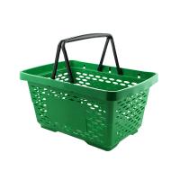 Корзина пластиковая JAZZ, 28 литров, цвет зеленый