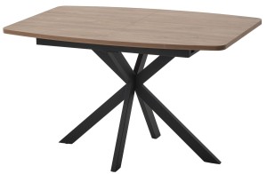 Стол АРИЗОНА 130 ДУБ КУНЕО / Черный каркас