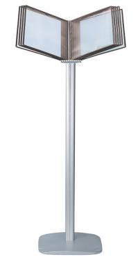 Перекидная система на стойке 1,0 м. 55° 10 рамок (Черный)