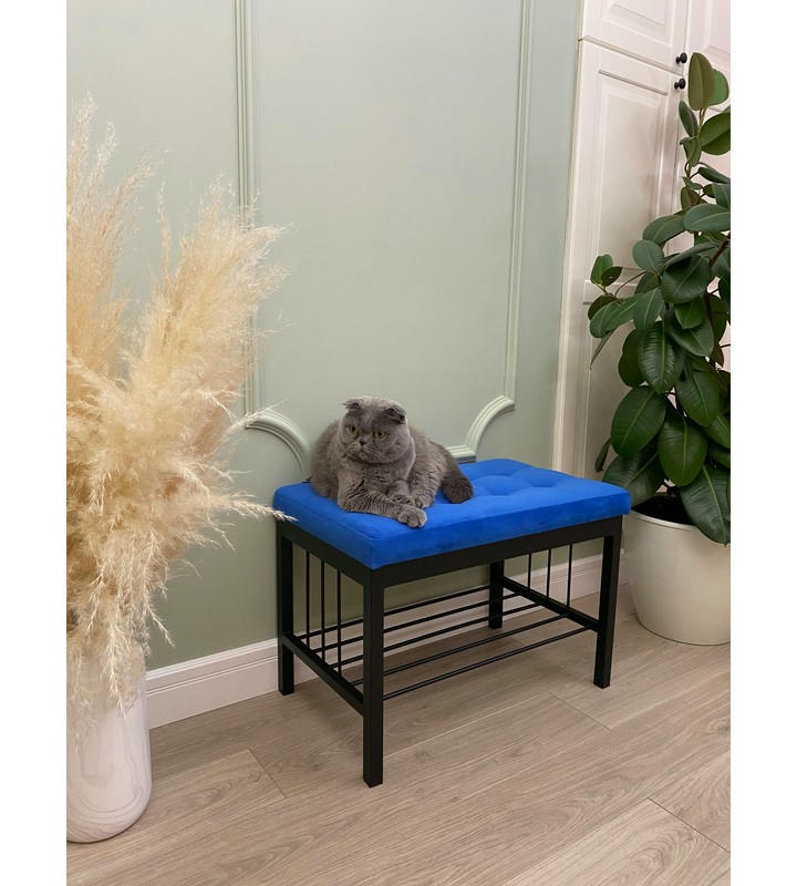 Банкетка Сканди-60 (синий/черный)