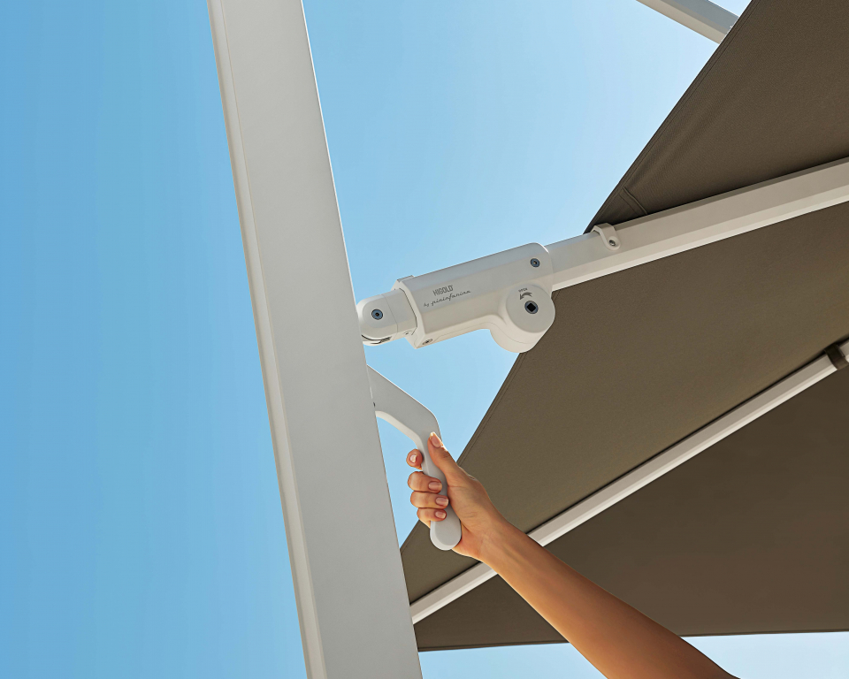 Зонт профессиональный 3х3 м Wing тик, тортора