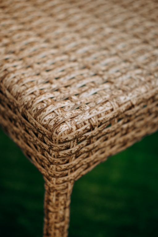 Кресло плетеное Dove бежевый люкс