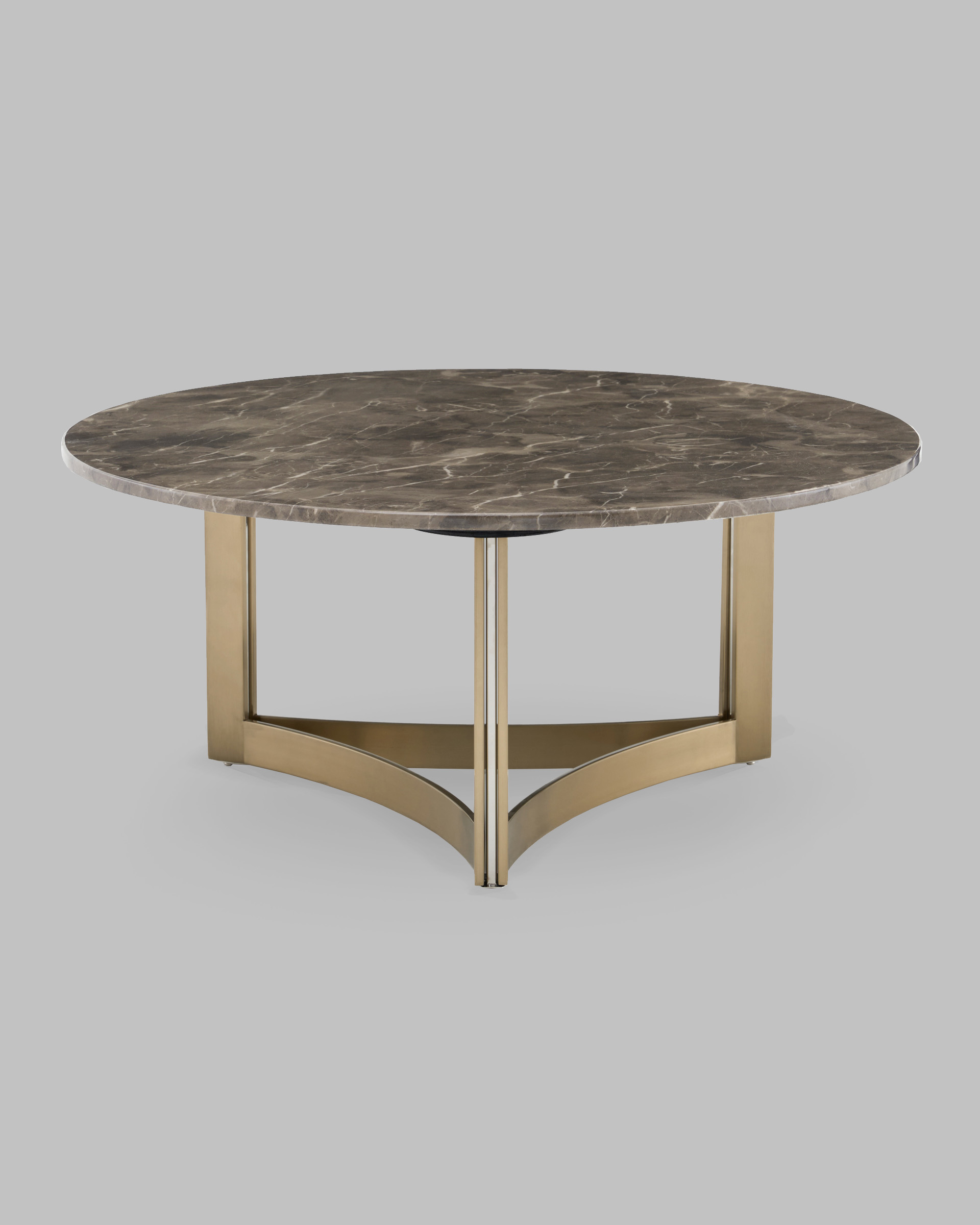 Журнальный столик Кассия 90*90 см темная керамика