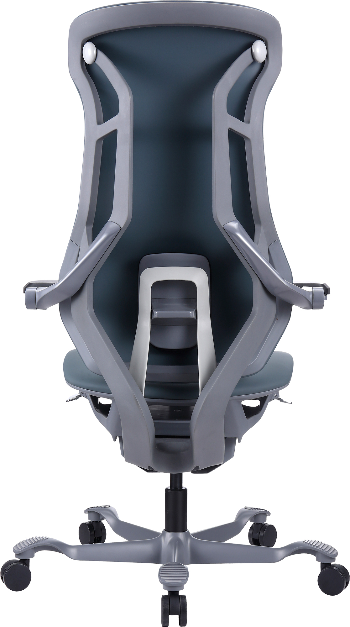 Эргономичное кресло Everprof Atom Grey (Атом Грэй) Экокожа Серый