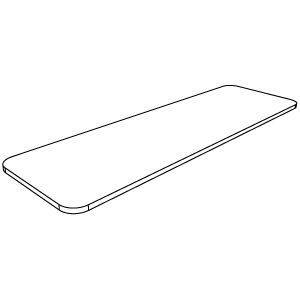Полка ДСП 700x298x16
