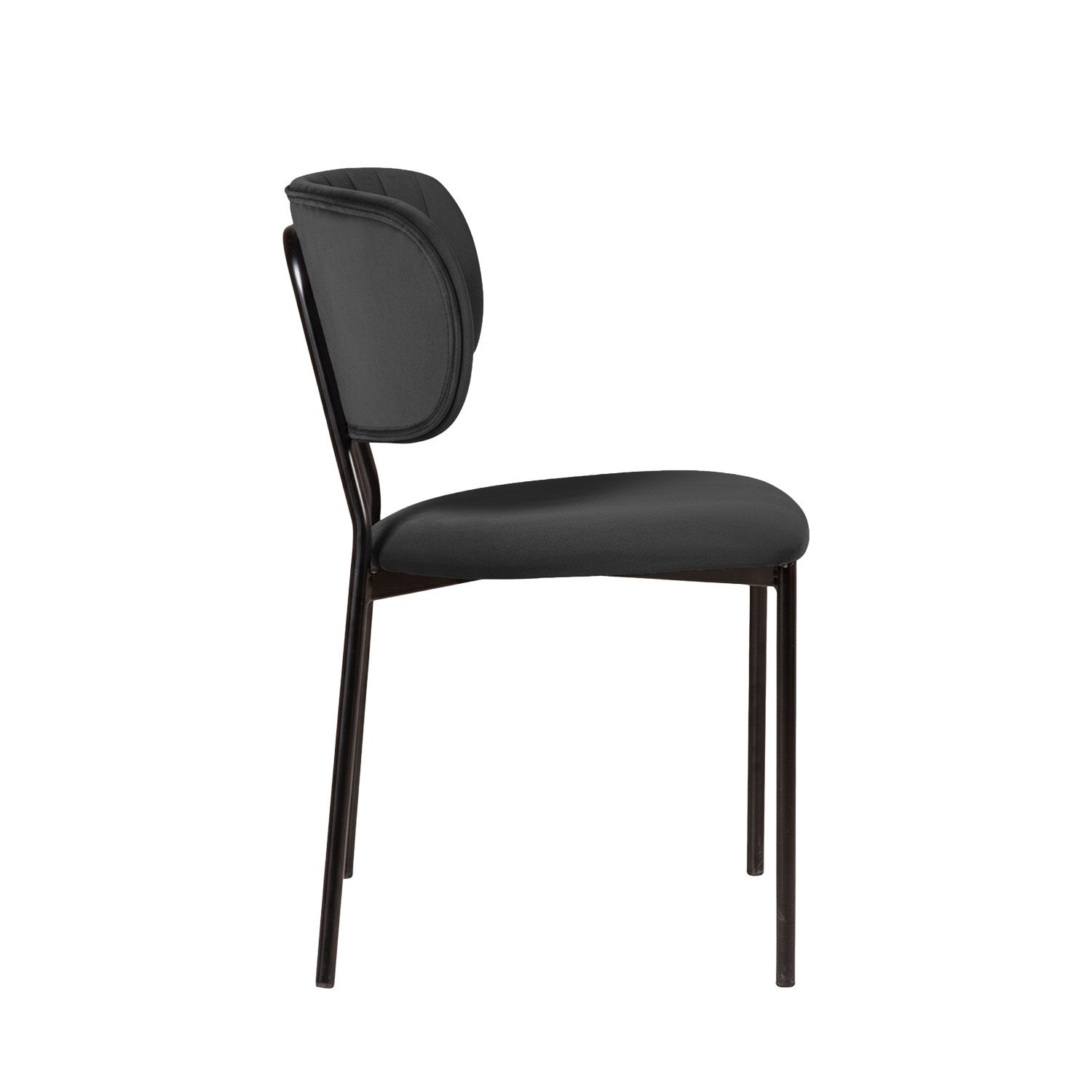 Стул Фрост, бархат антрацит 14