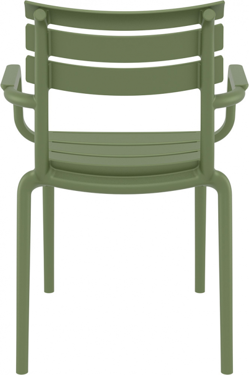Кресло пластиковое Paris оливковый
