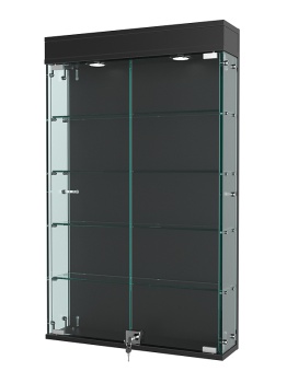 Витрина "АТРИУМ" настенная №2А-1, Черный