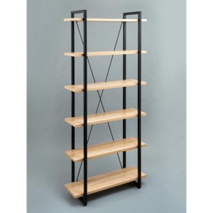 Мс-27 Стеллаж металлический в стиле "Лофт" (сонома)