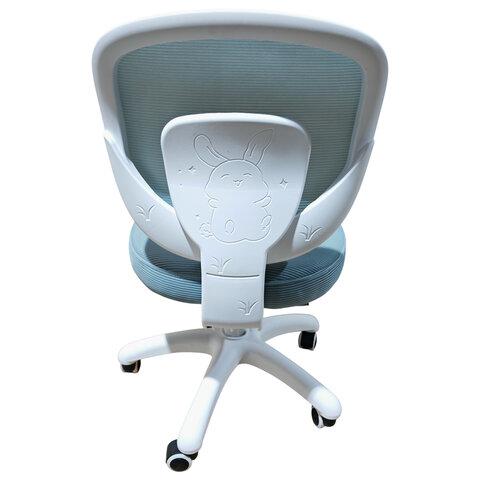 Кресло детское BRABIX KIDS "MG-230", без подлокотников, сетка/ткань TW, голубое, 533320