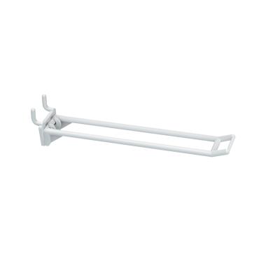 Крючок двойной DOUBLE HOOK-MP-250, белый, в перфорацию, длина 250 мм