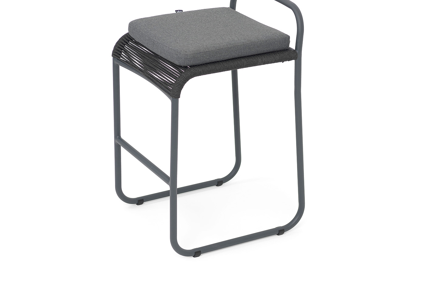 "Ането" стул барный плетеный из роупа