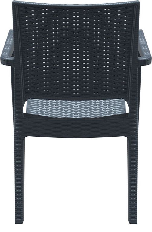 Комплект пластиковой мебели Miami Ibiza антрацит