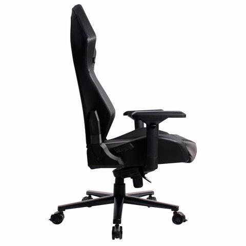 Кресло BRABIX PREMIUM "Core GM-160", мультиблок, 4D подлокотники, литой поролон, черное/серое, 532952