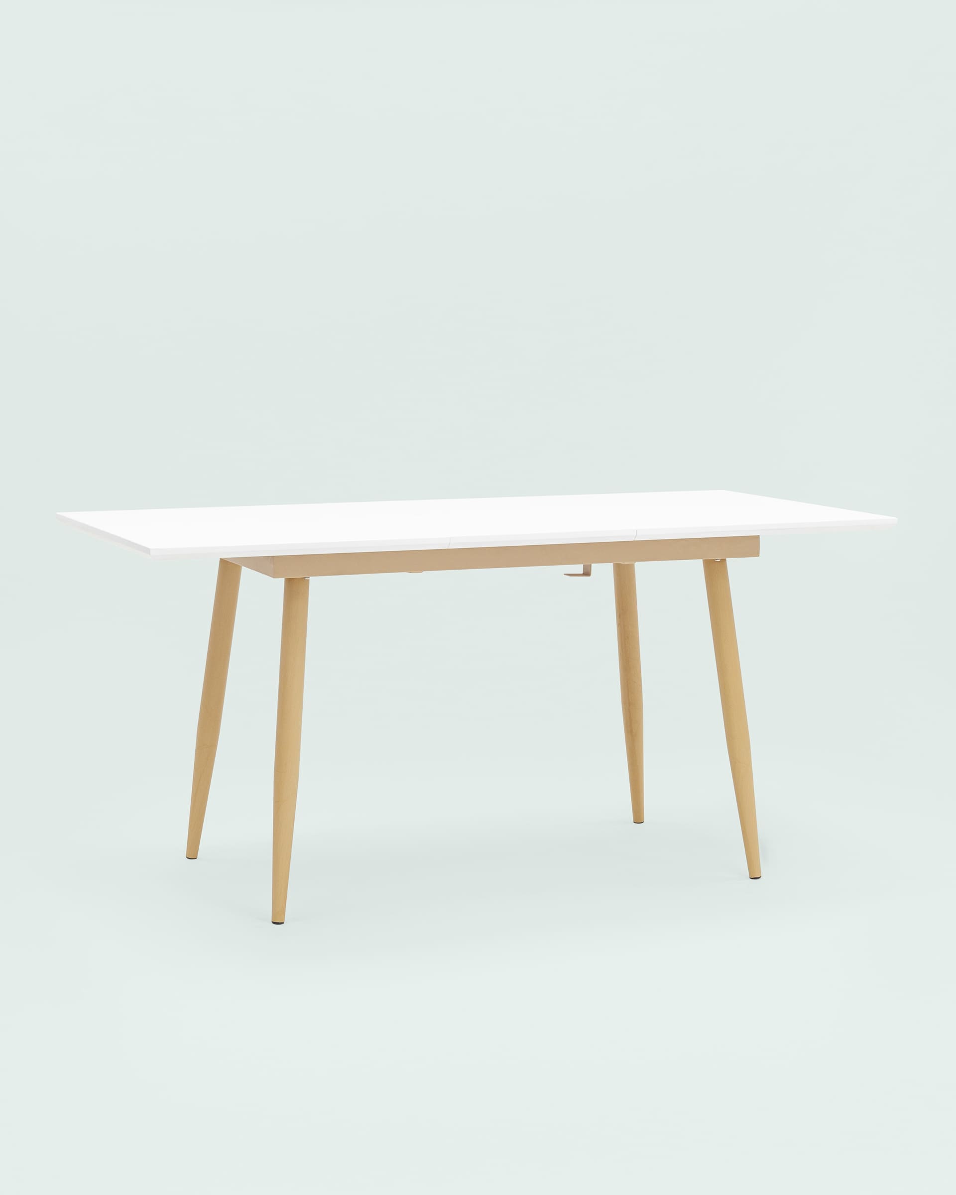 Стол обеденный Стокгольм раскладной 120-160*80 белый