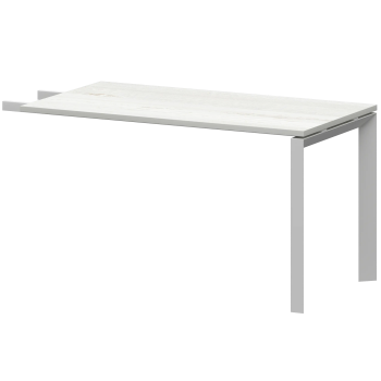 Бриф-приставка на металлокаркасе Аргентум-МП НТМПБ.П-735 Сосна винтер/Белый