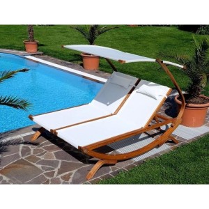 Шезлонг-лежак Мальта AFM-510C White