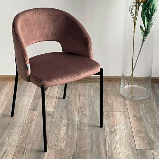 Стул Agnes латте/ черный каркас