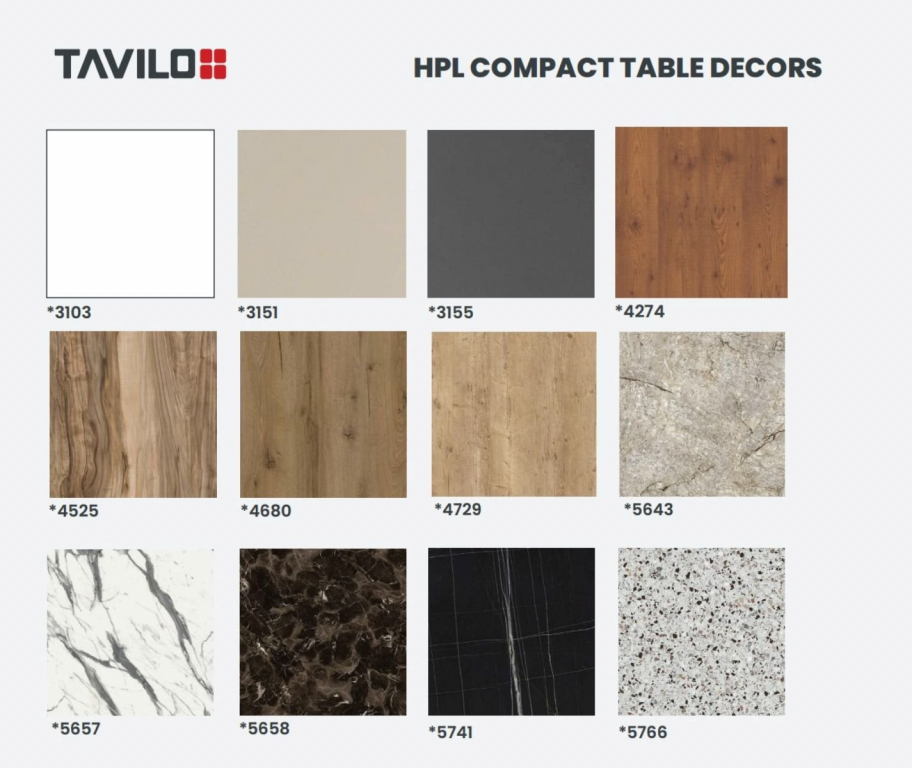 Стол обеденный Fuoz HPL черный, индийский шесман