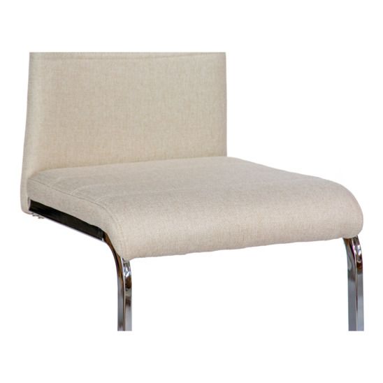 Стул серый, на полозьях