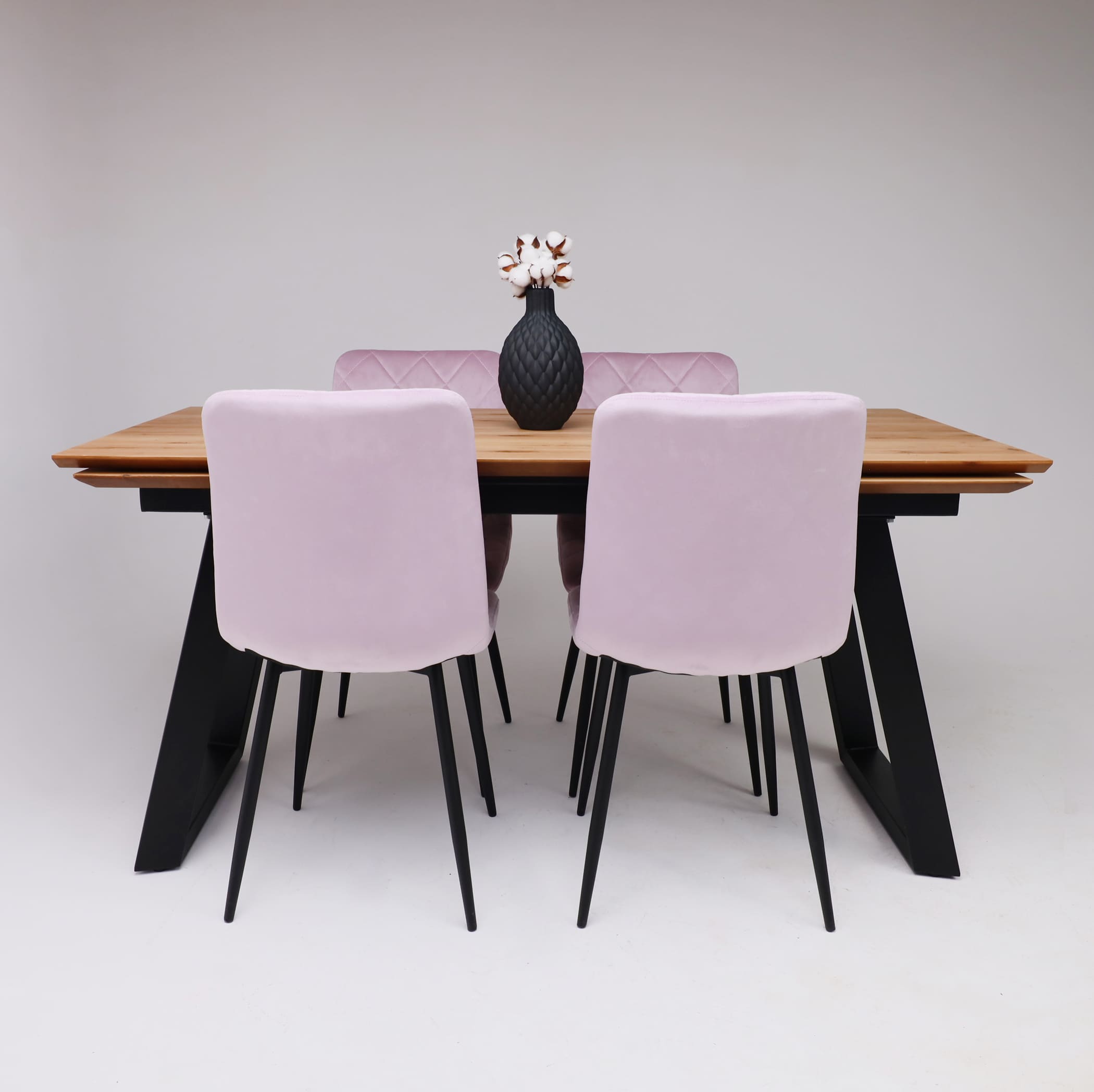 Стол раздвижной Сангай, 160(220)*80, дуб натуральный, массив