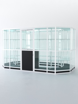 Павильон торговый из профиля островной №5г, Черный