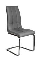 Стул Zefir, серый, экокожа