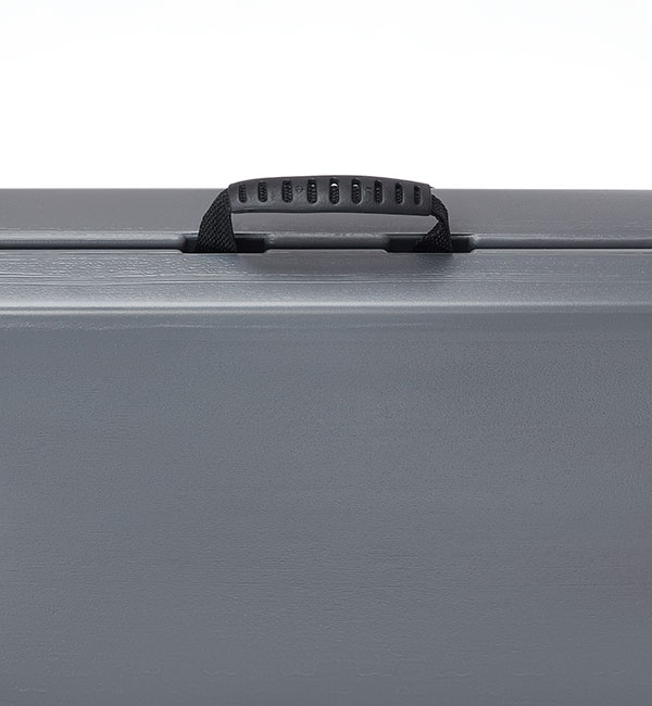 Стол-книжка пластиковый разборный серый