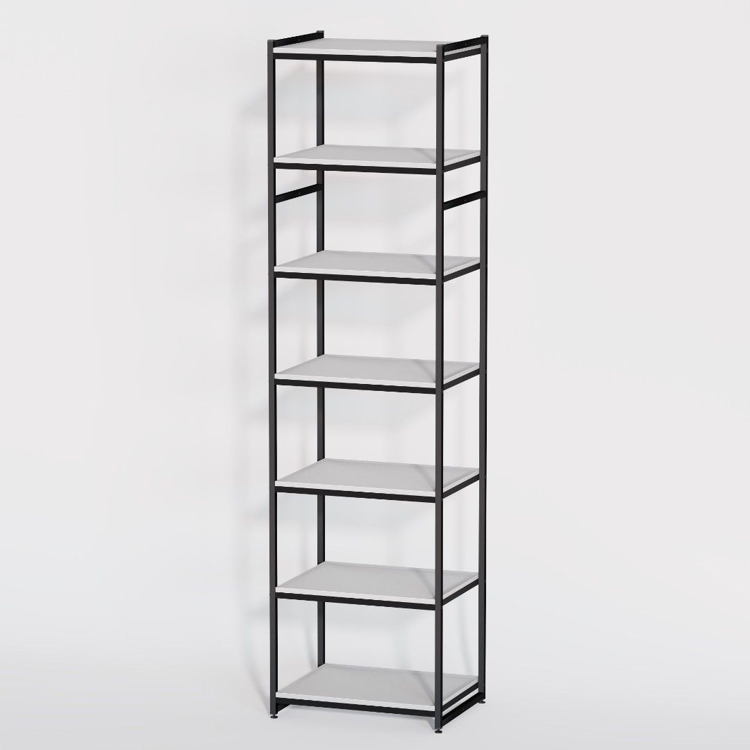 Стеллаж с семью полами A2260-21-ЧБ 220х60х45