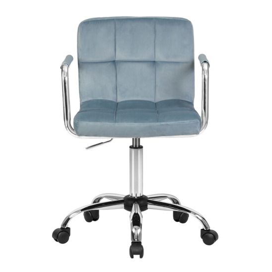 Офисное кресло Таварес, пудрово-голубой велюр цена 6 990 ₽ Офисное кресло Таварес, пудрово-голубой велюр