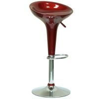 Барный стул Бомба, красный глянец