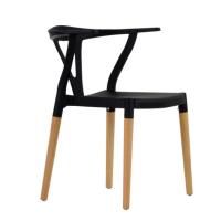 Стул Wishbone интерьерный, кухонный черный