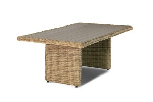 "Бергамо" плетеный обеденный стол