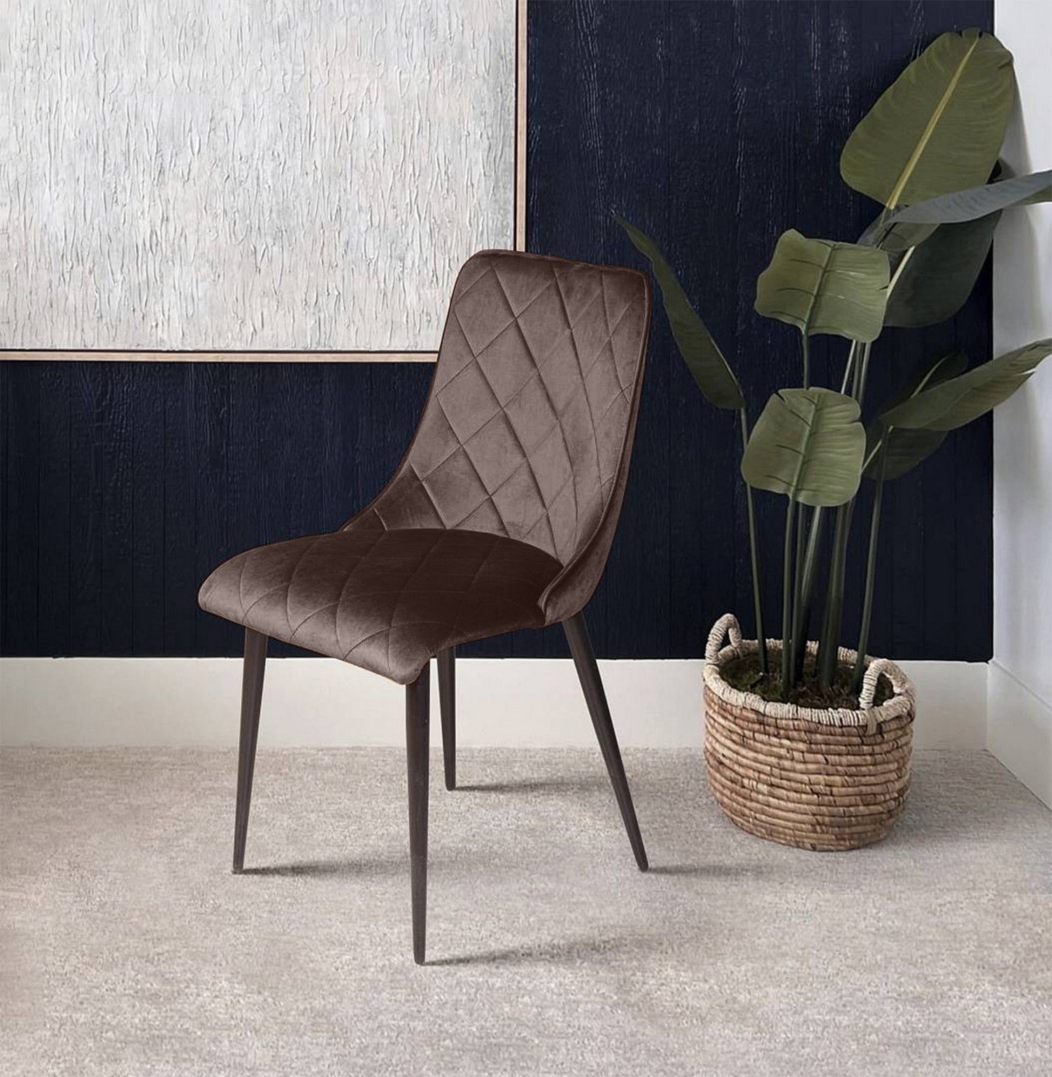 Стул Патрик, бархат антрацит 14