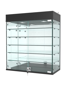 Витрина "АТРИУМ" настенная №1А-6Г, Черный