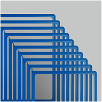 Панель для демосистемы синяя формат А4 (10шт.)
