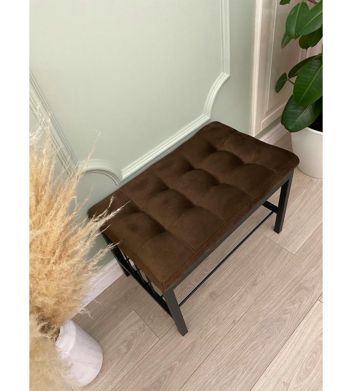 Банкетка Сканди-60 (коричневый/черный)